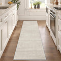 Valenrug Washable Rugs 2x6 - Stain Resistant 2x6 Area Rugs for Living Room, Non Slip Backing Large Area Rugs for Bedroom, Folable Machine Washable Area Rug (2'x6', Beige)