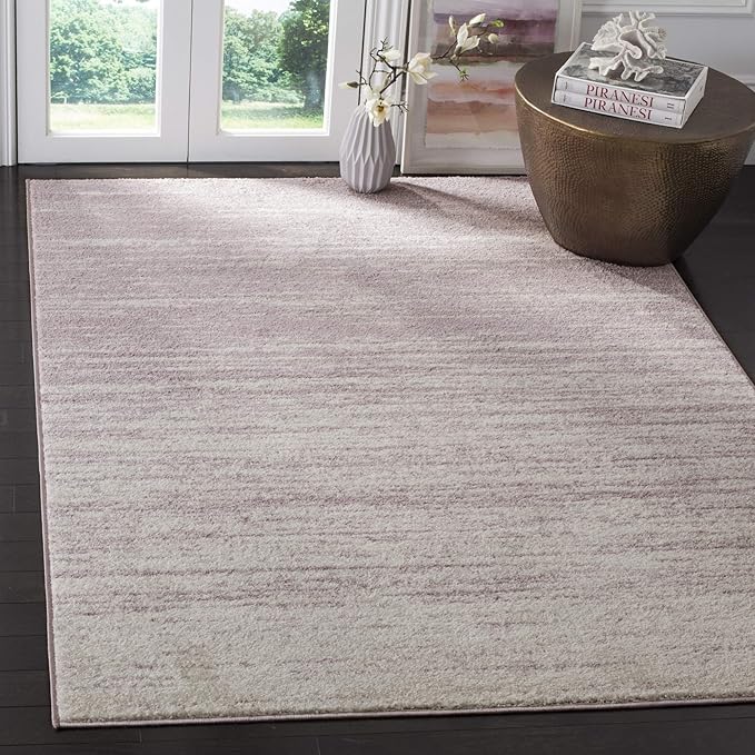 SAFAVIEH Adirondack Collection Area Rug - 5'1" x 7'6", Light Blue & Dark Blue, Modern Ombre Design, Non Shedding & Easy to Clean, Ideal for Living Room, Bedroom, Office, Dining Space (ADR113F)