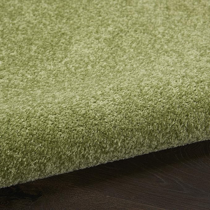 Nourison Home Nourison Essentials Green 9' x 12' Area Rug - Easy Clean, Non Shedding, Bed Room, Living Room, Dining Room, Kitchen (9' x 12')