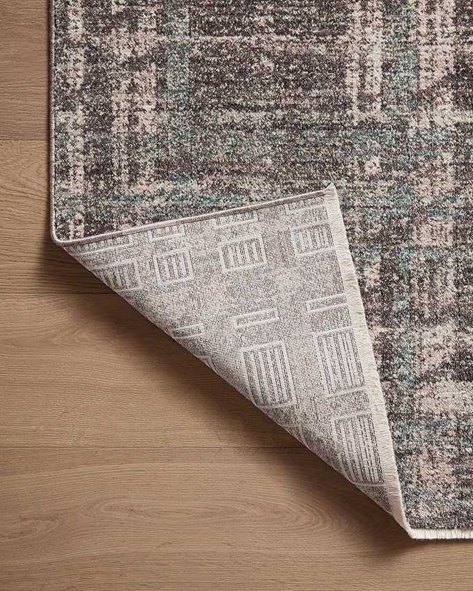 Loloi Angela Rose Ember Collection EMB-08 Espresso/Multi 18" x 18" Sample Rug