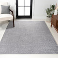 JONATHAN Y Haze Solid Low-Pile Gray Indoor Area Rug 12x15, Coastal,Bohemian,Minimalist,Classic, Easy-Cleaning for Living Room,Bedroom,Kitchen,Pet Friendly,Non-Shedding (SEU100A-15)