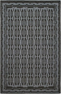 Dash and Albert Campbell Iron Handwoven Wool Rug, 10 X 14 Feet, Neutral/Grey Geometric Pattern - Premium Luxury Hotel Quality Soft Breathable Hypoallergenic Machine Washable Easy Care All Season