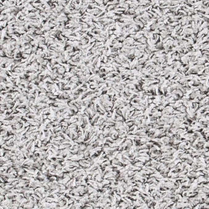SAFAVIEH Dallas Shag Collection Area Rug - 8' Square, Grey & Ivory, Trellis Design, Non-Shedding & Easy Care, 1.5-inch Thick Ideal for High Traffic Areas in Living Room, Bedroom (SGD257G)