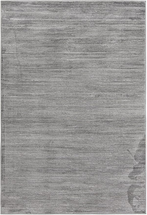 Unique Loom Finsbury Collection Area Rug - Kate (6' 1" x 9' Rectangle, Gray/ Ivory)