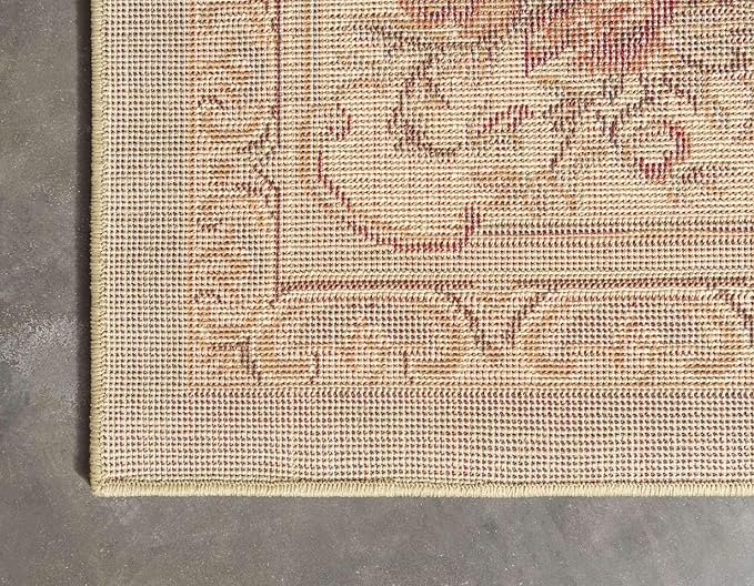 Unique Loom Versailles Collection Traditional Classic Floral Motif Area Rug (2' 2 x 3' 0 Rectangular, Green/ Ivory)