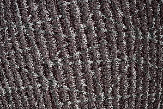 Furnish my Place Geometrical Pattern Indoor/Outdoor Refine Burgundy Abstract Area Rug, Home Decor Mat, Contemporary Rug for Living Room, Made in USA -2' x 6' Rectangle
