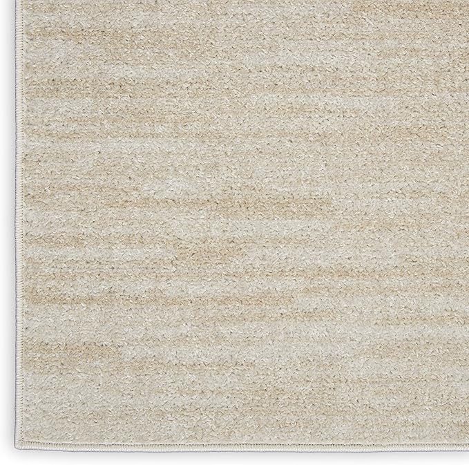 Nourison Home Nourison Essentials Ivory Beige 5' x 7' Area Rug - Easy Clean, Non Shedding, Bed Room, Living Room, Dining Room, Kitchen (5' x 7')