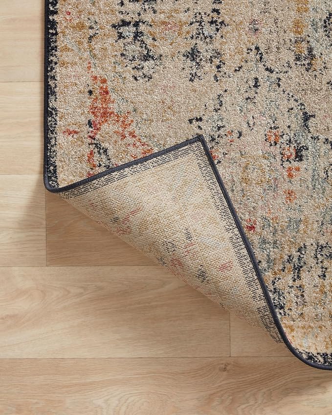 Loloi Jocelyn Collection JOC-07 Khaki/Multi 7'-10" x 10' .38" Thick Area Rug