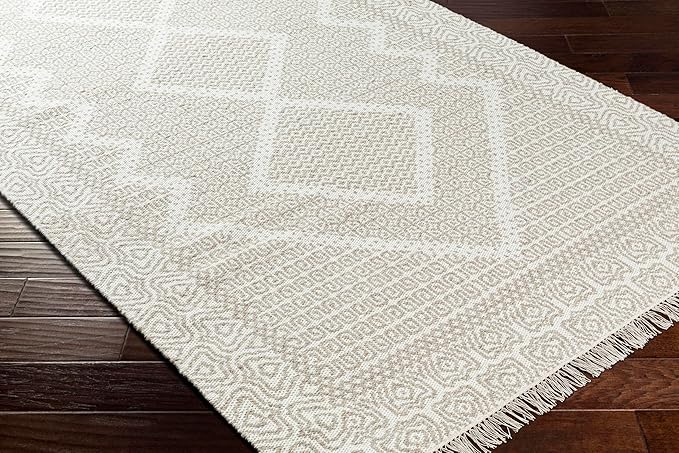 Mark&Day Wool Rugs, 5x7 Nishnabotny Cottage Medium Beige Area Rug, Beige Carpet for Living Room, Bedroom or Kitchen (5' x 7'6")