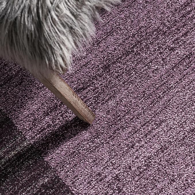 Rugs.com Angelica Collection Rug – 7' x 10' Violet Medium Rug Perfect for Bedrooms, Dining Rooms, Living Rooms