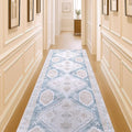 Washable Area Rug. Modern Farmhouse. Vintage. Turkish. Bohemian. Distressed. Oriental. Traditional. Rugs for Living Room. Dining. Bedroom. Office. Entryway. Foyer. (852CB, 2'5" x 6'5")