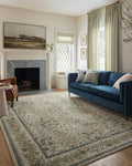 Loloi Rifle Paper Co. Laurel Collection LAU-03 Ivory/Multi 7'-10" x 10' Area Rug