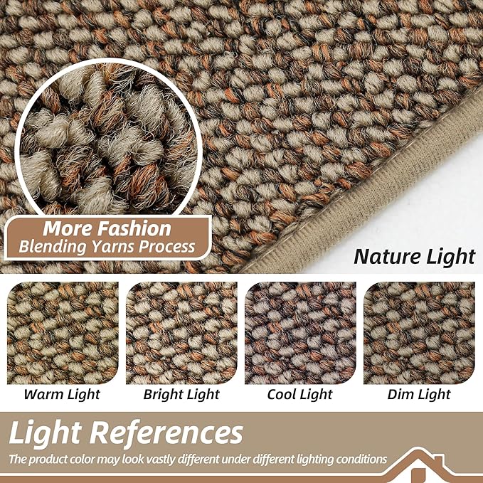 BEQHAUSE Hallway Runner Rugs 2.6x10, Hallway Rug Non-Slip Washable(Rolled-Up NO Creases), Runner Rug Absorbent Stain Resistant Hall Rug Carpet Runner, Entryway Rugs Floor Mat Laundry Room Rugs, Taupe