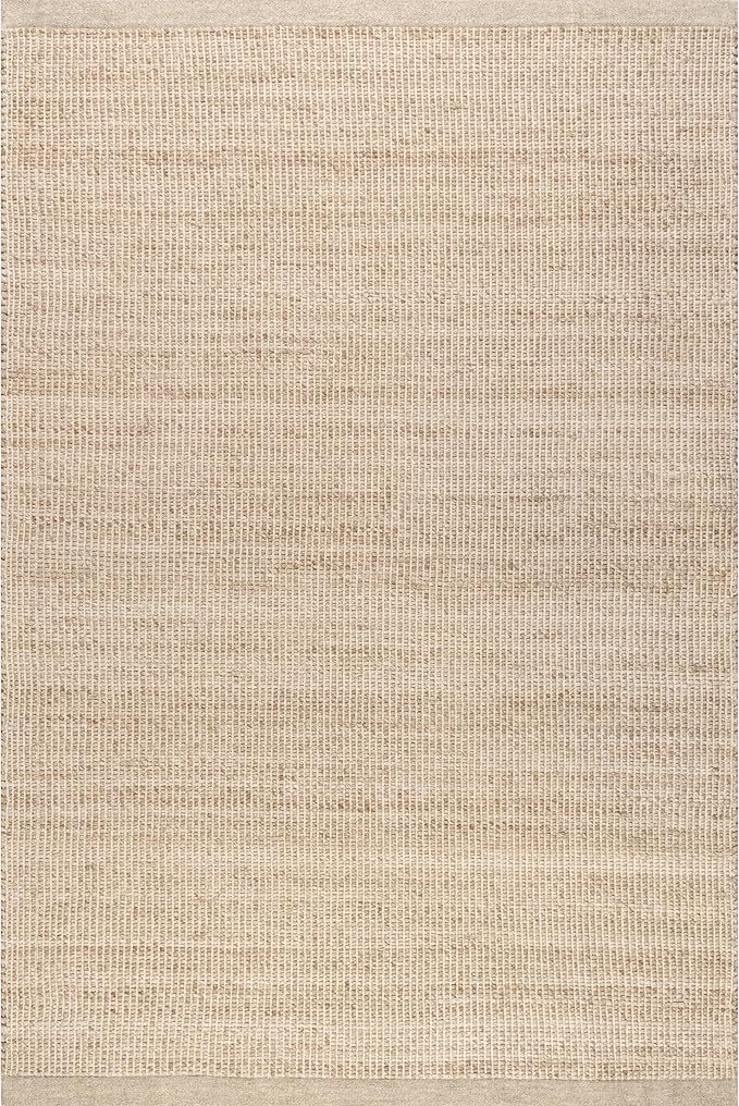 Rugs USA Palisades Marled Beige/Ivory, 8'6" x 11'6", Hand Woven, Marled, Tassel, Soft and Cozy, High Traffic, Stain Resistant, Easy Clean, Durable Area Rug for Bedroom, Living Room, Dining, Den, Foyer