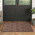 Nourison Home Versatile Brown 2' x 4' Area Rug - Easy Clean, Non Shedding, Bed Room, Living Room, Dining Room, Kitchen (2' x 4')