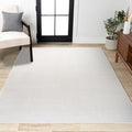 JONATHAN Y Haze Solid Low-Pile Cream Indoor Area Rug 12x15, Coastal,Bohemian,Minimalist,Classic, Easy-Cleaning for Living Room,Bedroom,Kitchen,Pet Friendly,Non-Shedding (SEU100T-15)