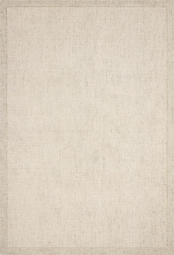 Loloi Magnolia Home by Joanna Gaines Henley Collection HNY-01 Ivory/Smoke 2'-6" x 7'-6" Runner Rug