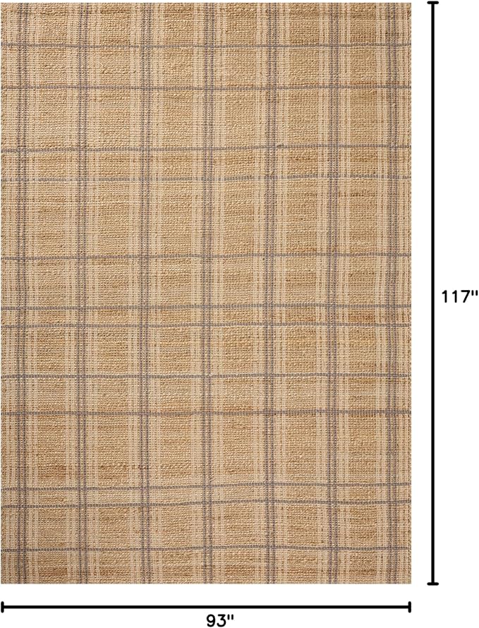 Loloi Chris Loves Julia Judy Collection JUD-02 Natural/Stone 7'-9" x 9'-9" Area Rug