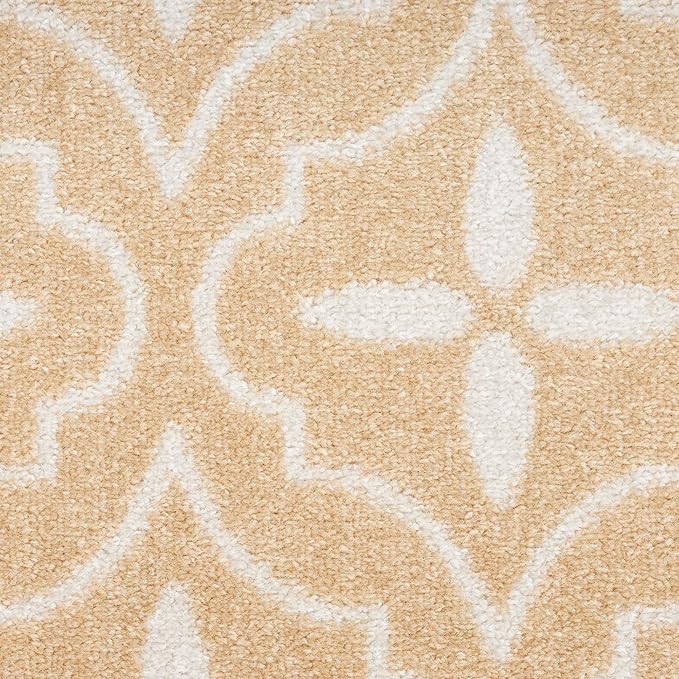 Nourison Home Nourison Essentials Beige Ivory 8' x 10' Area Rug - Easy Clean, Non Shedding, Bed Room, Living Room, Dining Room, Kitchen (8' x 10')