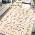 Keen Home Design 8x10 Rug - Machine Washable Area Rug with Non-Slip Backing, Ideal for Living Room, Dining Room, Bedroom - Vintage, Easy Clean, Durable, Low Pile - (8' x 10')
