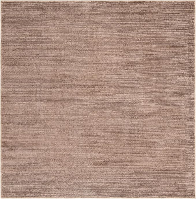 Unique Loom Finsbury Collection Area Rug - Kate (7' 10" Square, Brown)