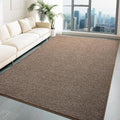 HQAYW 7x10 Large Area Rugs for Living Room Bedroom, Modern Thickened Memory Foam Soft Rug, Low Pile Minimalist Washable Non Slip Carpets for Kids Girls Boys Nursery Dorm Home Decor, Brown