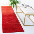 SAFAVIEH Adirondack Collection Runner Rug - 2'2" x 9', Red & Grey, Modern Ombre Design, Non Shedding & Easy to Clean, Ideal for Hallway, Foyer, Kitchen, Entryway, Bedroom (ADR113Q)