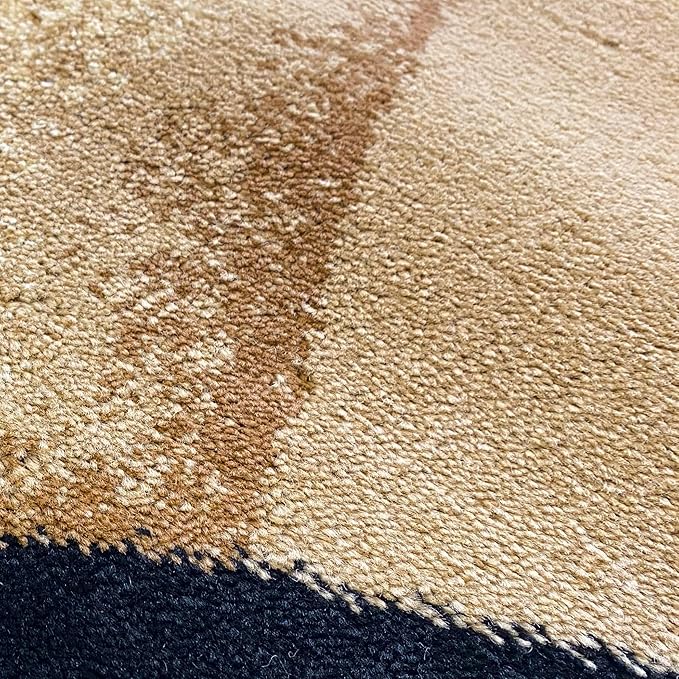 2305 Geometric Abstract Beige 2x7 Area Rugs for Entryway