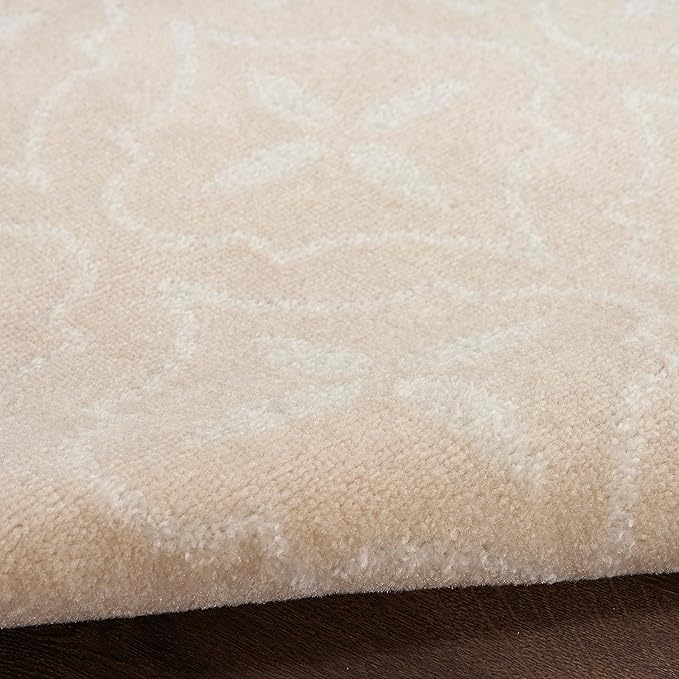 Nourison Home Nourison Essentials Ivory Beige 8' x 10' Area Rug - Easy Clean, Non Shedding, Bed Room, Living Room, Dining Room, Kitchen (8' x 10')
