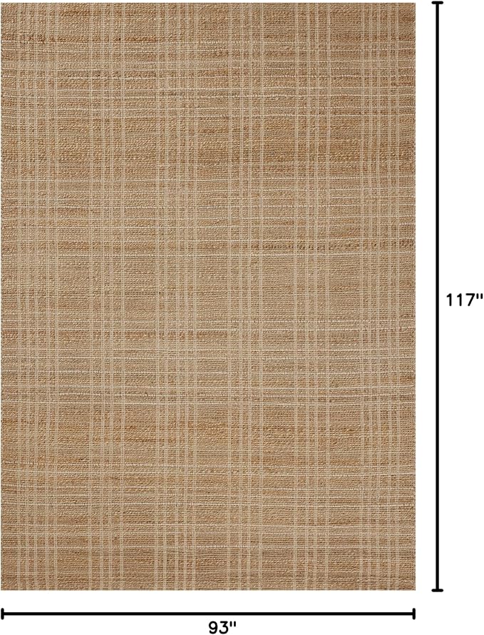 Loloi Chris Loves Julia Judy Collection JUD-01 Natural/Cream 7'-9" x 9'-9" Area Rug