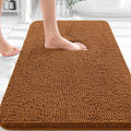 OLANLY Bathroom Rugs 30x20, Extra Soft Absorbent Chenille Bath Rugs, Rubber Backing Quick Dry, Machine Washable Bath Mats for Bathroom Floor, Tub and Shower, Home Decor Accessories, Ochre