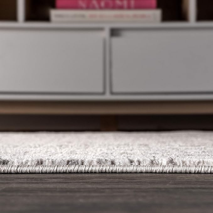 JONATHAN Y Boho Vintage Diamond Cream/Gray Runner Rug 2X14 ft, Moroccan Hype for Living Room, Bedroom, Kitchen, Office, Easy-Cleaning, High Traffic, Pet-Friendly, Non-Shedding (MOH101B-214)
