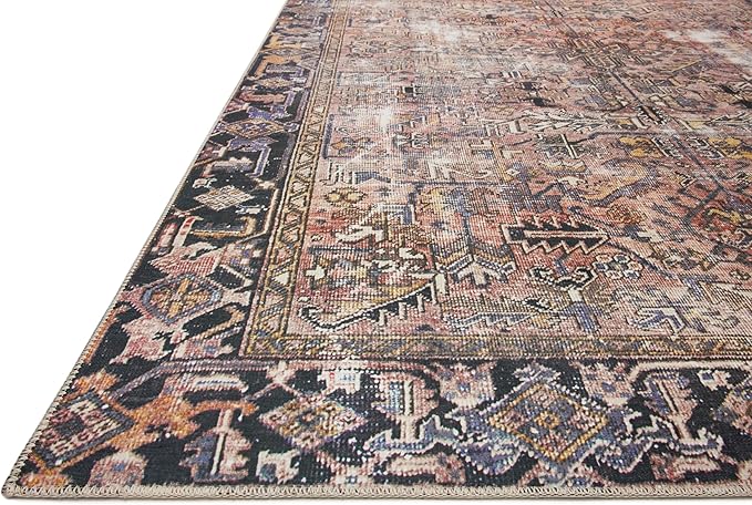 Loloi Chris Loves Julia Jules Collection JUL-02 Terracotta/Multi 8'-6'' x 11'-6'', .13" Pile Height, Area Rug