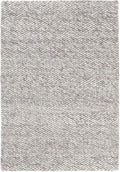 Dash and Albert Loggia Grey Handwoven Wool Rug, 3 X 5 Feet, Grey Solid Pattern - Premium Luxury Hotel Quality Soft Breathable Hypoallergenic Machine Washable Easy Care All Season Comfortable