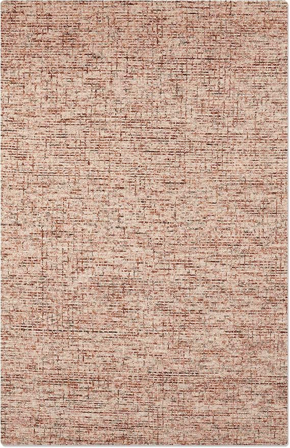 Hand Tufted Wool ECO-Friendly Area Rugs - 4'x6', Rectangle Shape, Light Brown, Solid Plain Design, High Pile Handmade Anti Skid Area Rugs for Living Room, Bed Room (KWC111)