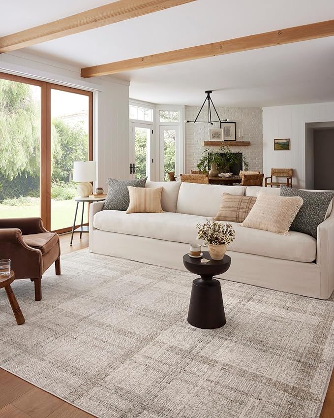 Loloi Angela Rose Ember Collection EMB-04 Ivory/Multi 2'-7" x 10'-0" Runner Rug