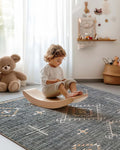 ILANGO Area Rug 5'x7' for Living Room Bedroom Washable Moroccan Boho Rugs for High Traffic Area Non Slip & Non-Shedding Rugs Fade Resistant Carpet for Kitchen Office