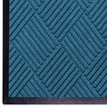 M+A Matting WaterHog Diamond | Commercial-Grade Entrance Mat with Rubber Border – Indoor/Outdoor, Quick Drying, Stain Resistant Door Mat (Medium Blue, 2' x 3')