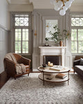 Loloi Magnolia Home by Joanna Gaines Gigi Collection GIG-01 Grey/Ivory 9'-2" x 13' Area Rug