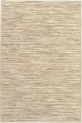 Dash & Albert Clay Natural Machine Washable Rug, 7.5 X 9.5 Feet, Natural Stripe Pattern - Premium Luxury Hotel Quality Soft Breathable Hypoallergenic Machine Washable Easy Care All Season Comfortable