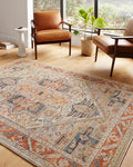 Loloi Jocelyn Collection JOC-01 Sand/Multi 7'-10" x 10' .38" Thick Area Rug