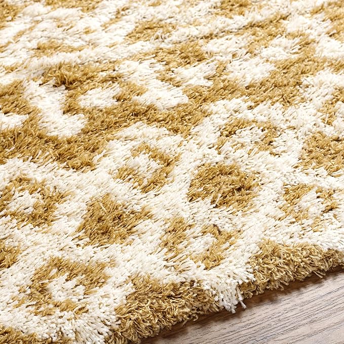 Livabliss Hapsburg Moroccan Shag Area Rug,9'3" x 12',Camel