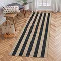 Lahome Striped Outdoor Runner Rug, 2x6 Washable Kitchen Rugs Non Slip Carpet Runners for Hallway 6ft, Farmhouse Non Shedding Lightweight Floor Carpet for Bedroom Entryway Front Porch