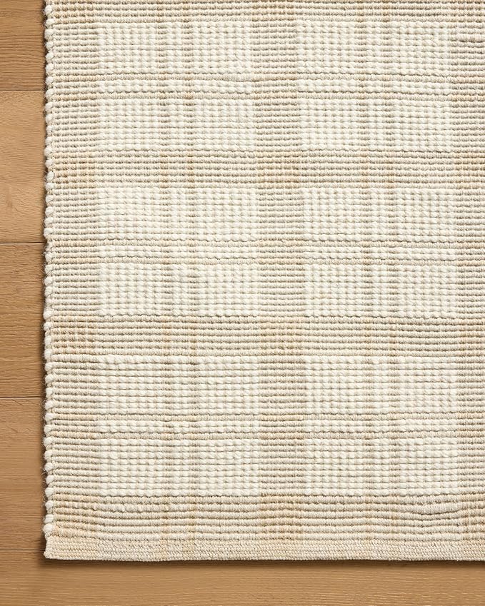 Loloi Magnolia Home by Joanna Gaines Ryder Collection RYD-01 Beige/Ivory 3'-6" x 5'-6" Accent Rug
