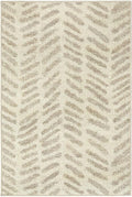 Dash & Albert Rowley Grey Machine Washable Rug, 3 X 5 Feet, Grey Graphic Pattern