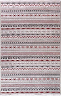 Alfa Rich 3x5 Red Burgundy White Gray Washable Area Rugs for Living Room Bedroom Kitchen Runner