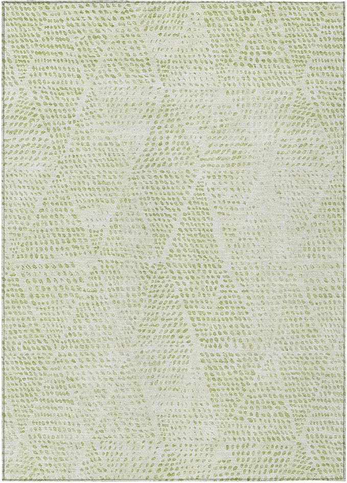 Addison Rugs Chantille ACN591 Aloe 5' x 7'6" Indoor Outdoor Area Rug, Easy Clean, Machine Washable, Non Shedding, Bedroom, Living Room, Dining Room, Kitchen, Patio Rug