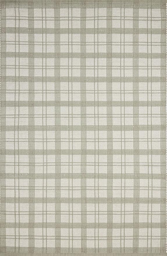 Loloi Magnolia Home by Joanna Gaines Ryder Collection RYD-01 Sage/Ivory 8'-6" x 11'-6" Area Rug