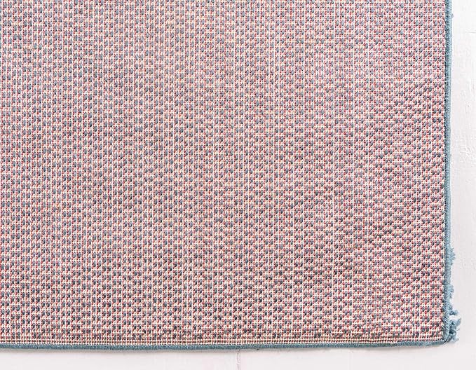 Unique Loom Davos Shag Collection Area Rug - Solid (2' 7" x 10' Runner, Marine Blue)