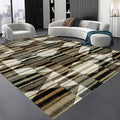 Large Living Room Area Rug 3x5ft,Modern Geometric Rugs, Multicolor Low Pile Farmhouse Carpet, Machine Washable & Non-Slip Non-Shedding for Classroom, Bedroom & Dorm